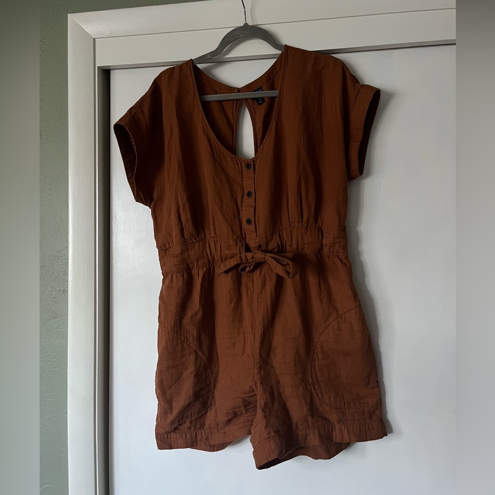 Patagonia linen romper